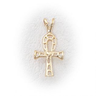 14K Gold Ankh Cross - Holy Gold Jewelry